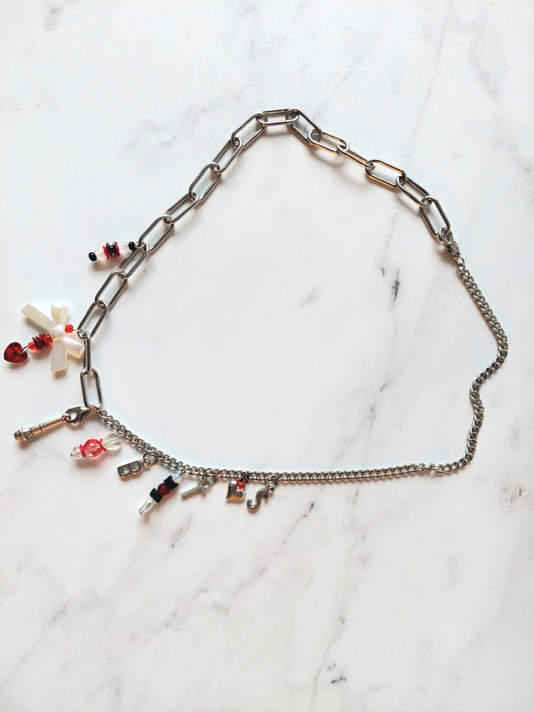 BTS Charm Necklace with Mixed Charms