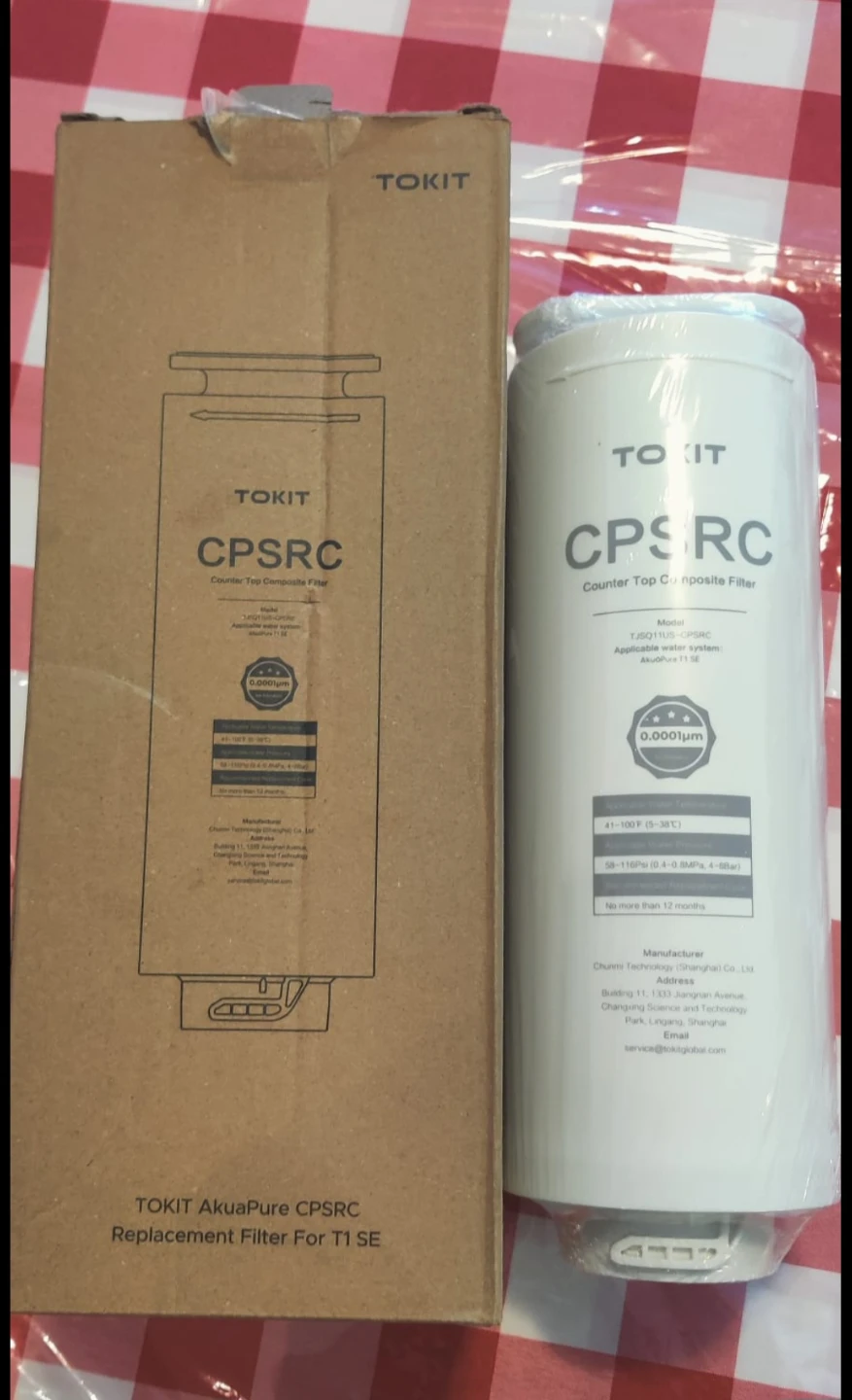 TOKIT CPSRC RO Replacement Filter for T1 SE - photo 3