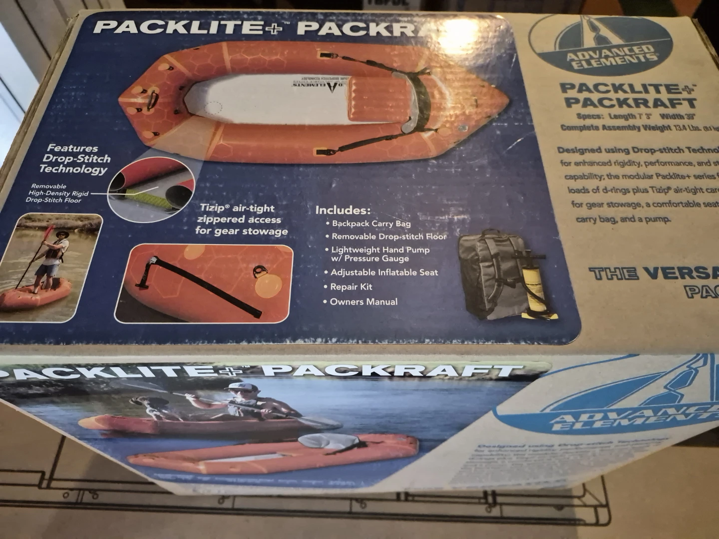NEW Advanced Elements 2-person Packraft Packlite+ XL - photo 3