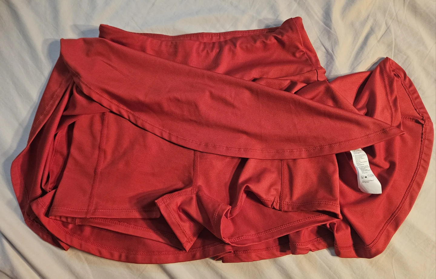 Red Pleated Tennis Skirt - photo 3