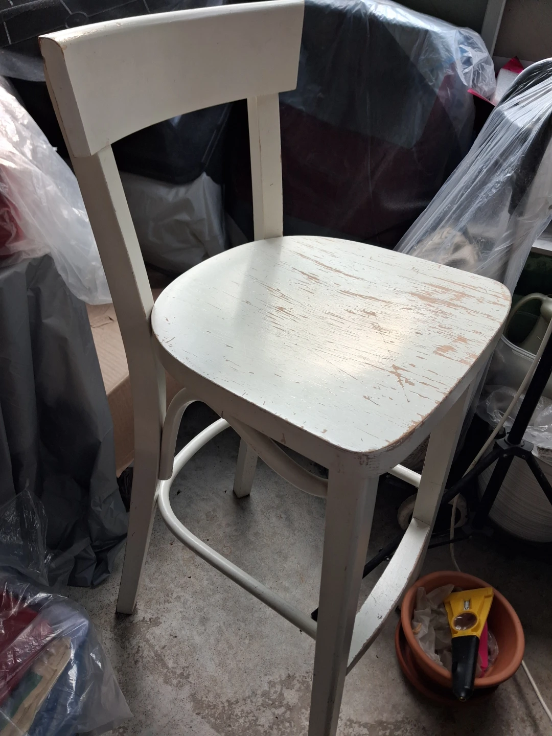 Solid Bentwood stool - photo 3