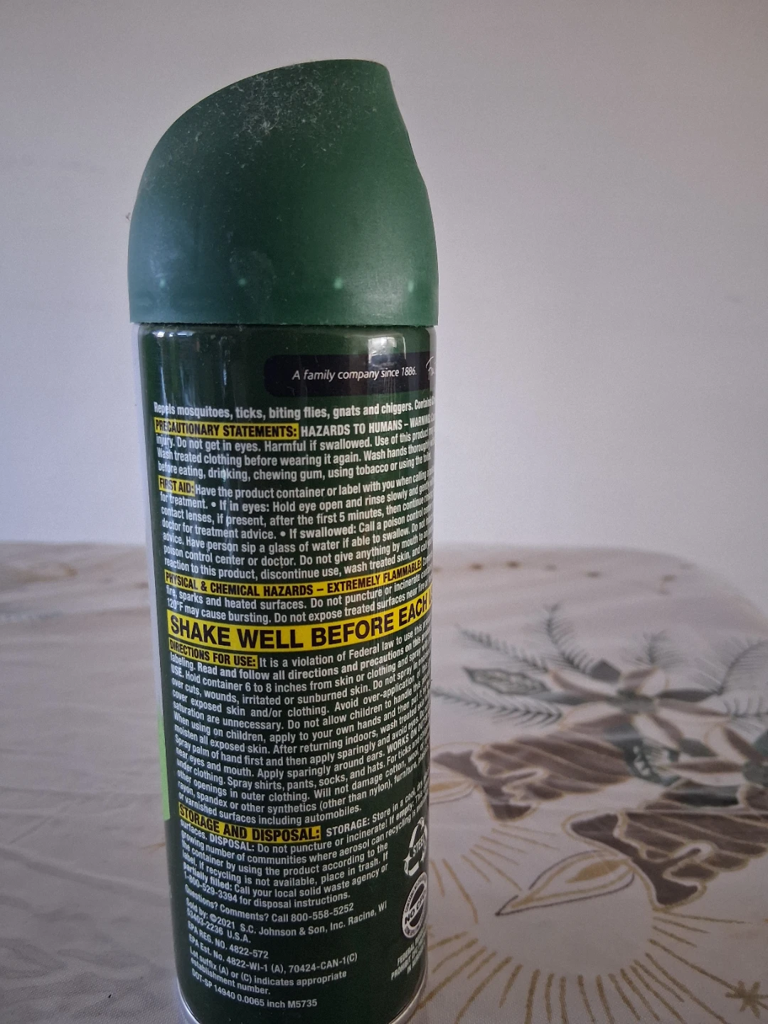 2 cans of OFF! Deep Woods Dry Insect Repellent, 6 oz - photo 2
