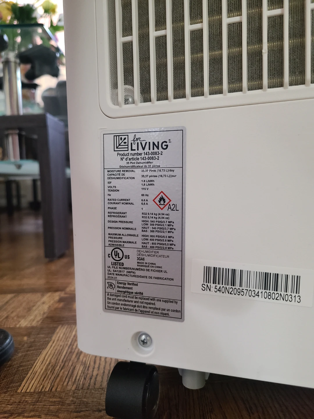 For Living 35 Pint Dehumidifier - photo 4