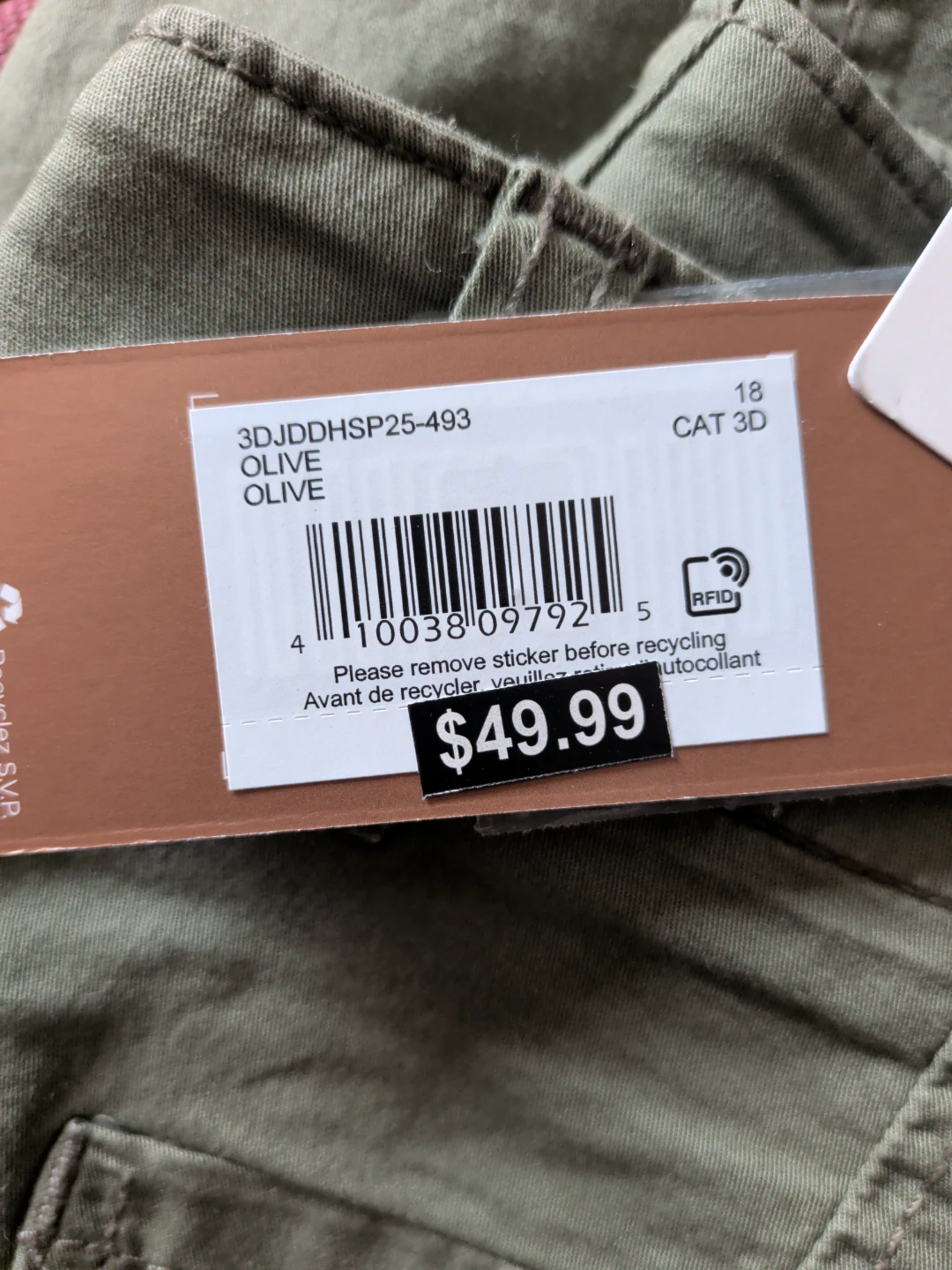 Ellen Tracy Olive Cargo Pants - photo 2