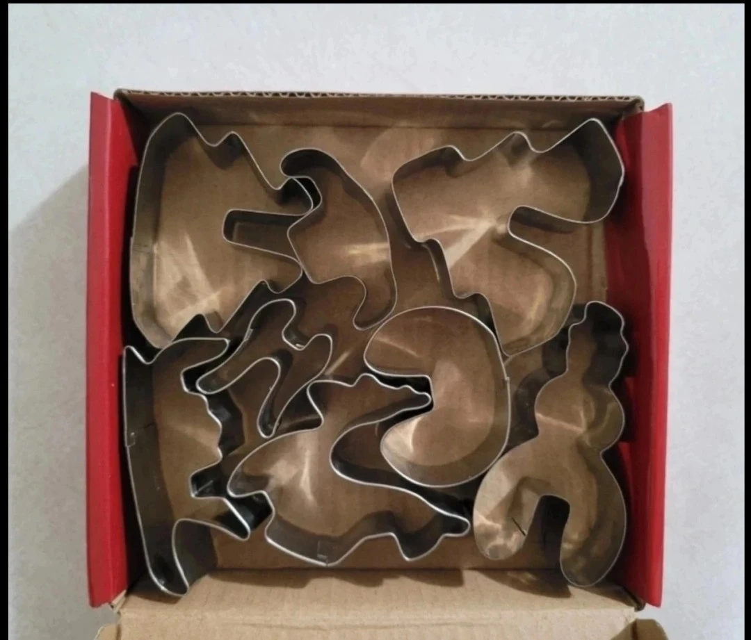 3D Christmas Cookies Cutter Set - Stainless Steel - photo 3