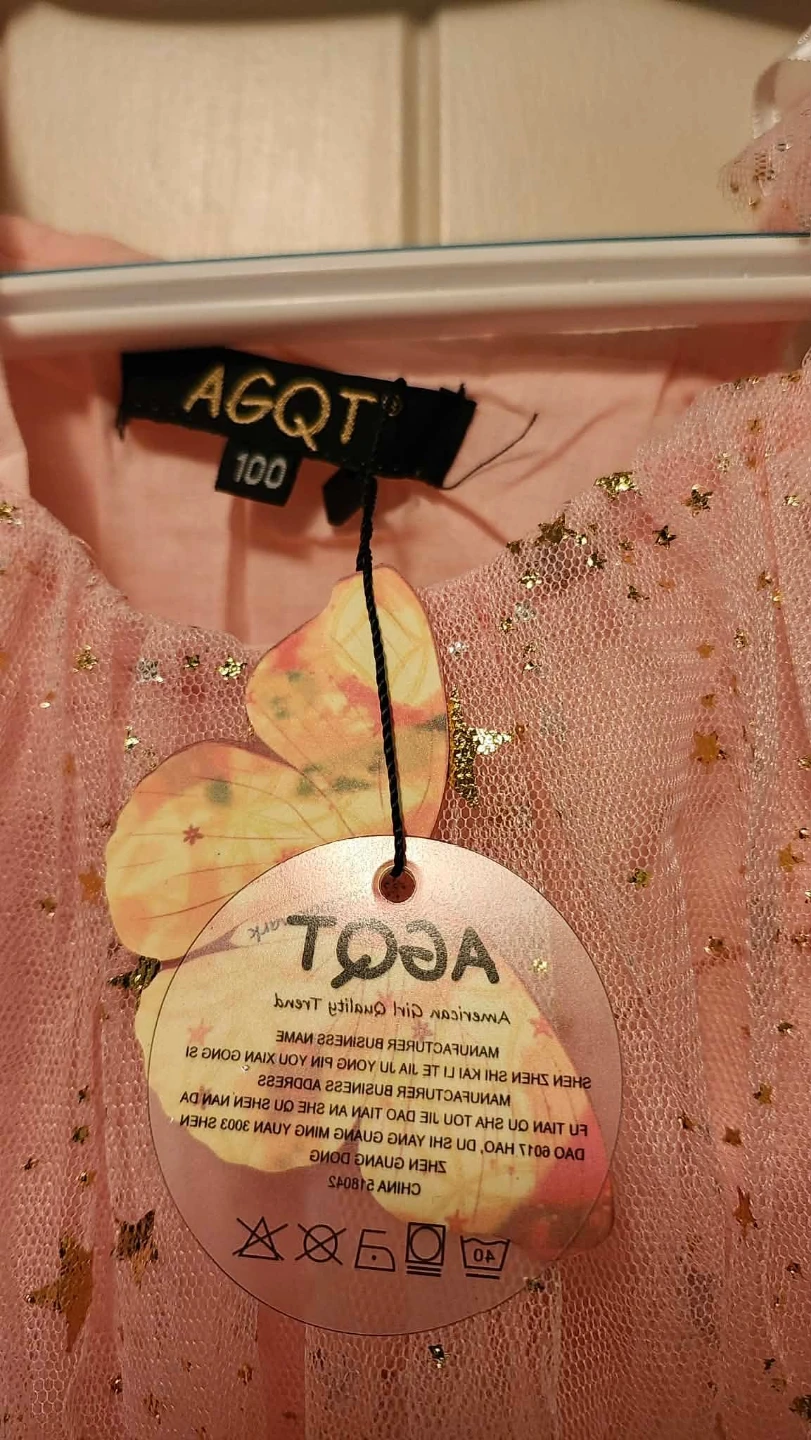 AGQT Pink Star Tulle Dress - photo 3