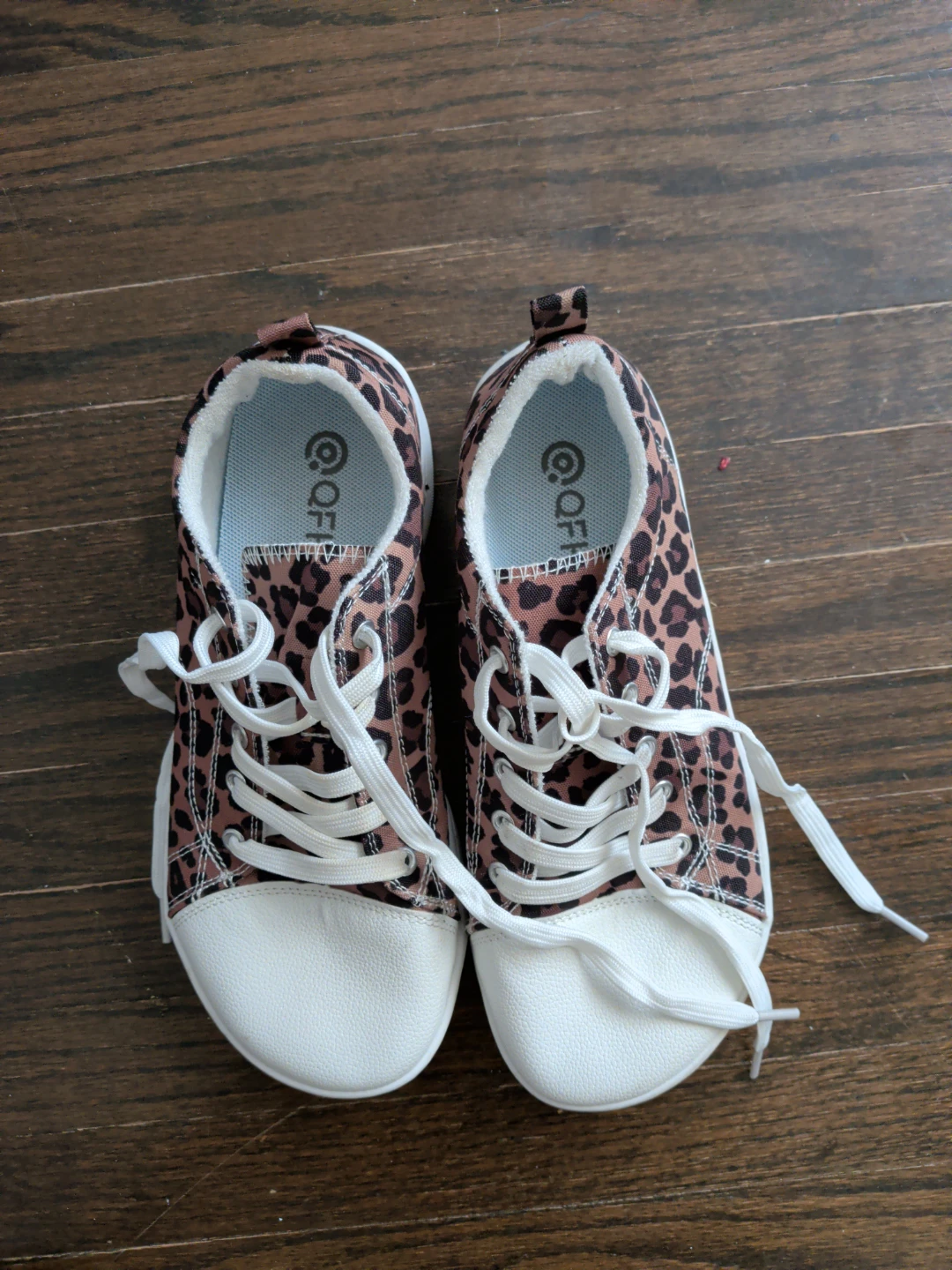 Qoof Leopard Print Sneakers