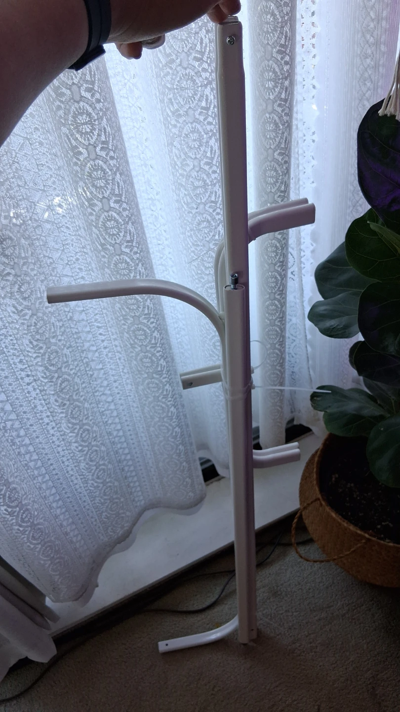 IKEA Mulig White Garment Rack - photo 2