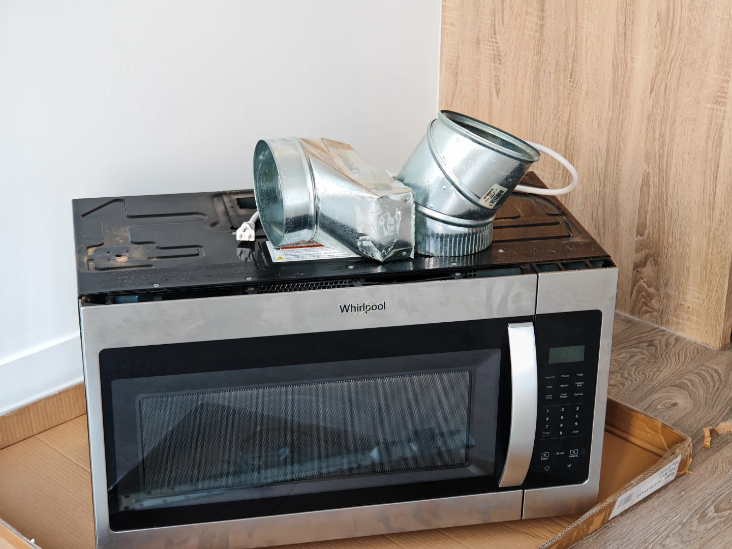 Whirlpool Stainless Steel Microwave - photo 2