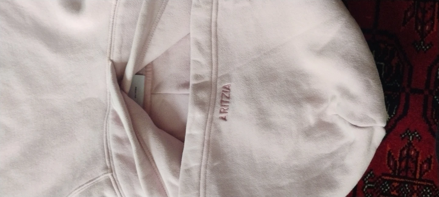 Aritzia Sweatfleece Hoodie in Cupid Pink - photo 2