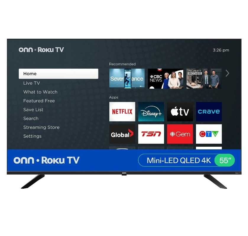 ONN Roku TV 55" Mini-LED QLED 4K