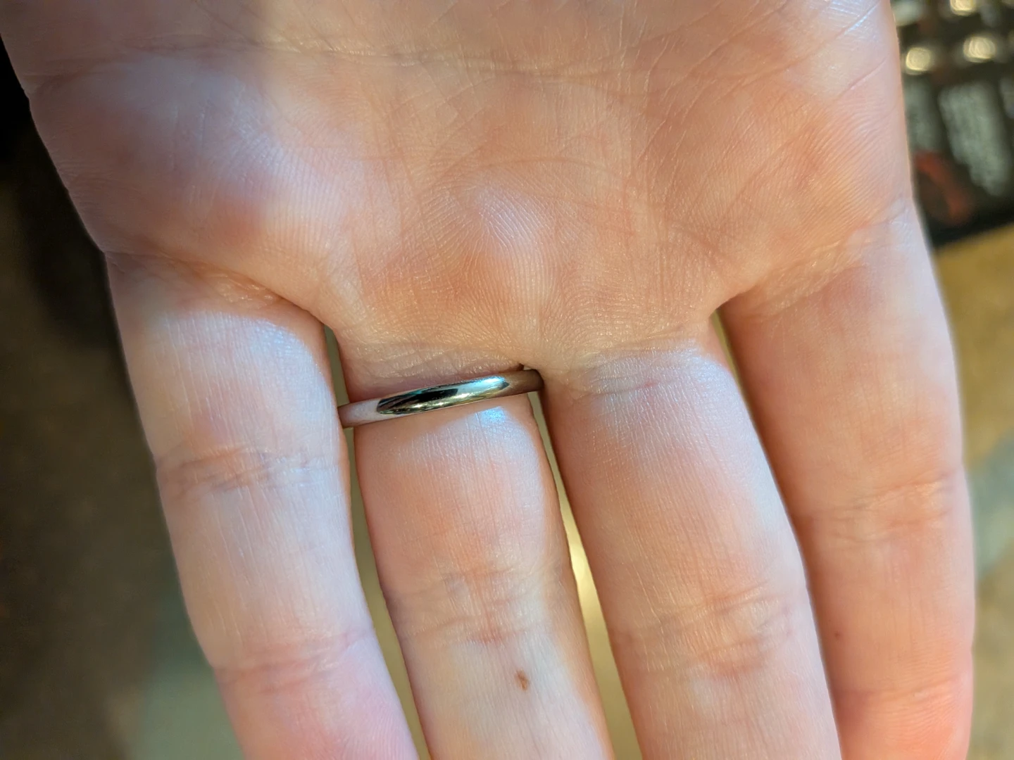 Size 5.5 Titanium Band Ring - photo 2