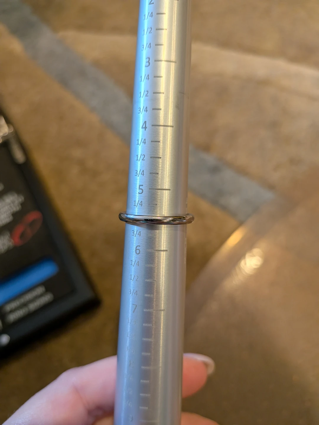 Size 5.5 Titanium Band Ring - photo 4