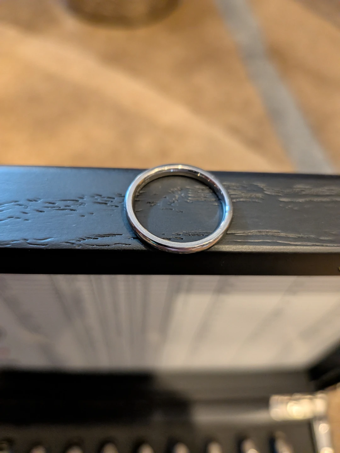 Size 5.5 Titanium Band Ring - photo 5