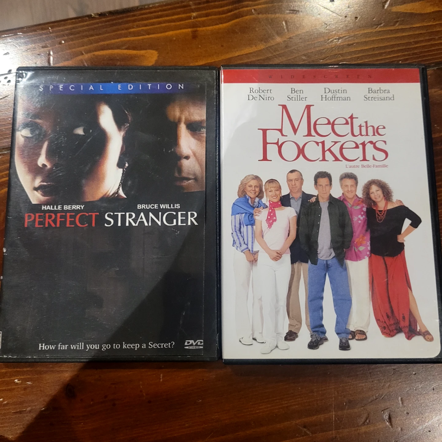 Perfect Stranger & Meet the Fockers DVDs