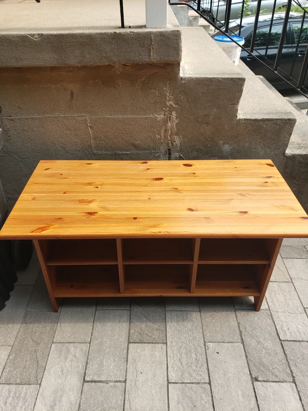 Wooden Storage Bench