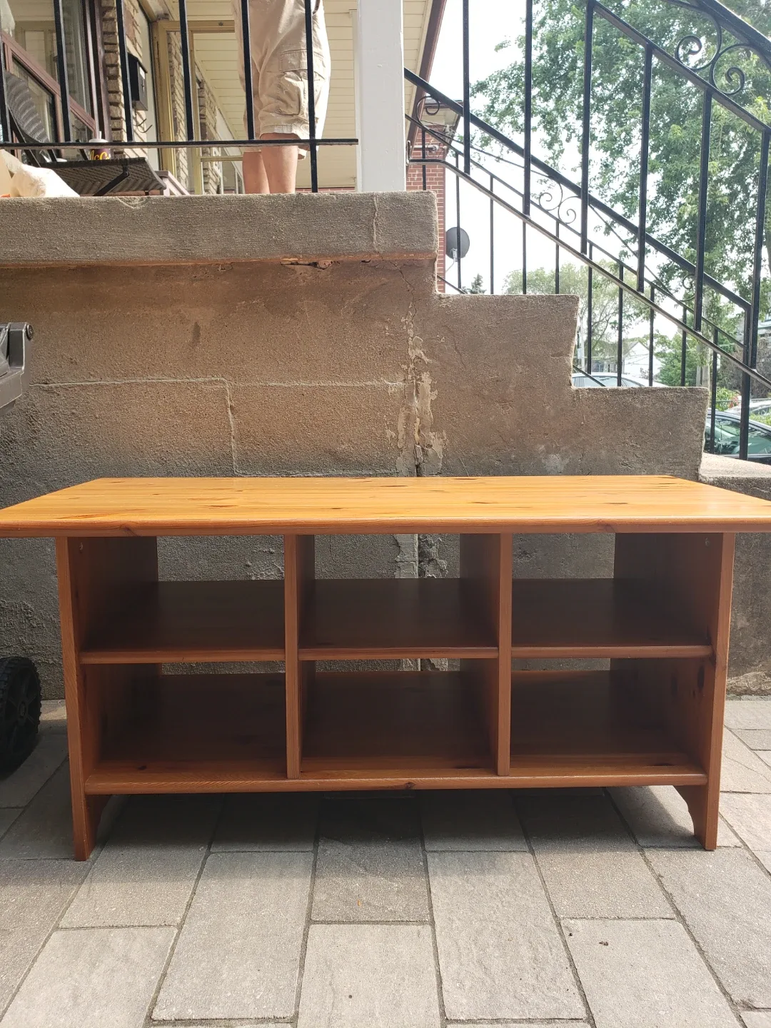 Wooden Storage Bench - photo 2