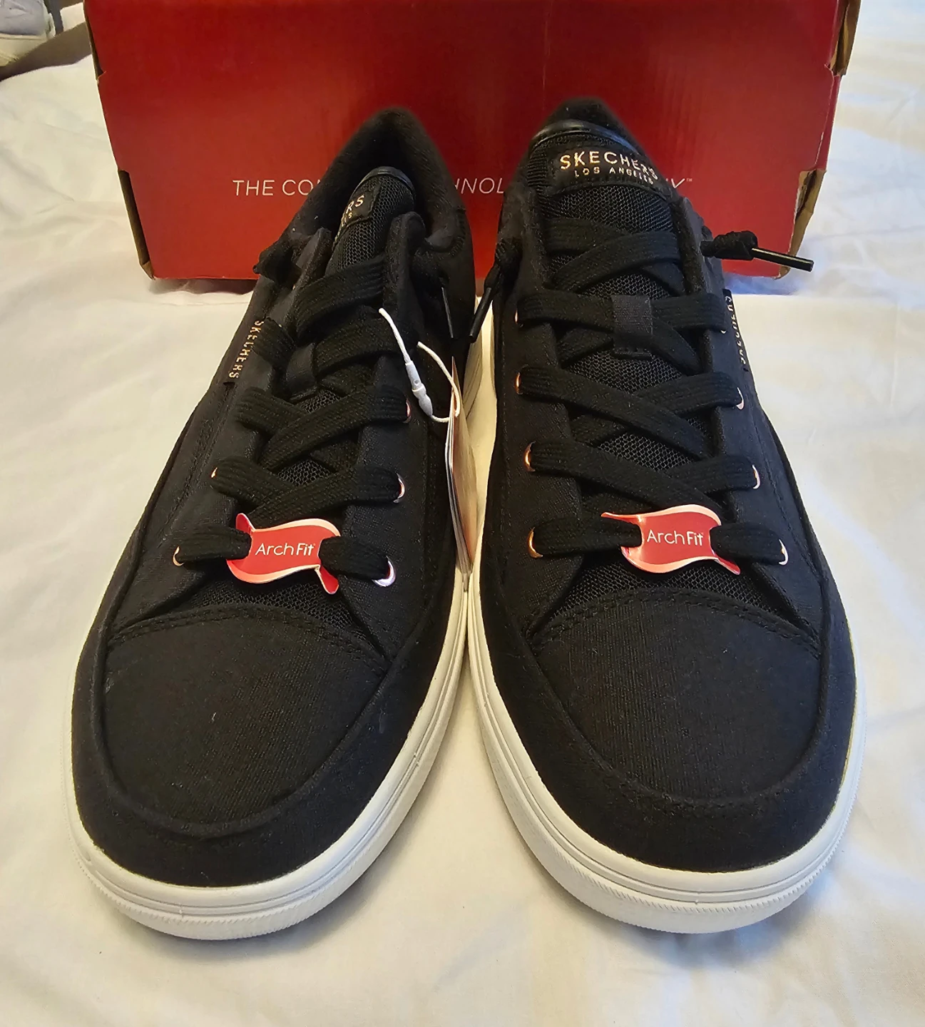 Skechers Arch Fit Women's Canvas Sneakers 11 Wide - photo 5