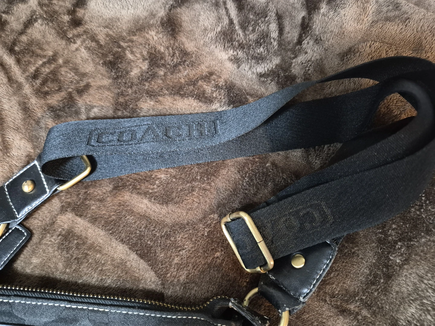 COACH Black Signature Crossbody Bag - photo 3