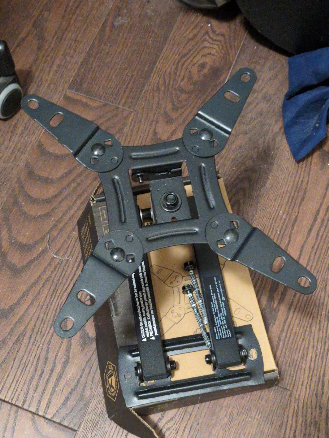 Black TV Wall Mount Bracket