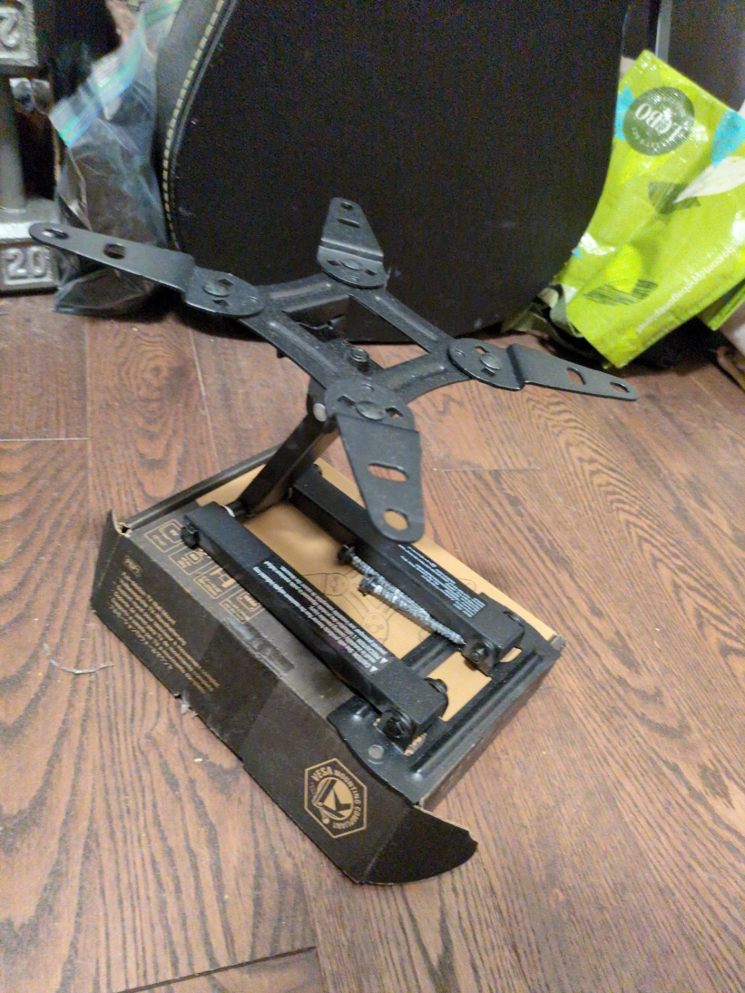 Black TV Wall Mount Bracket - photo 2