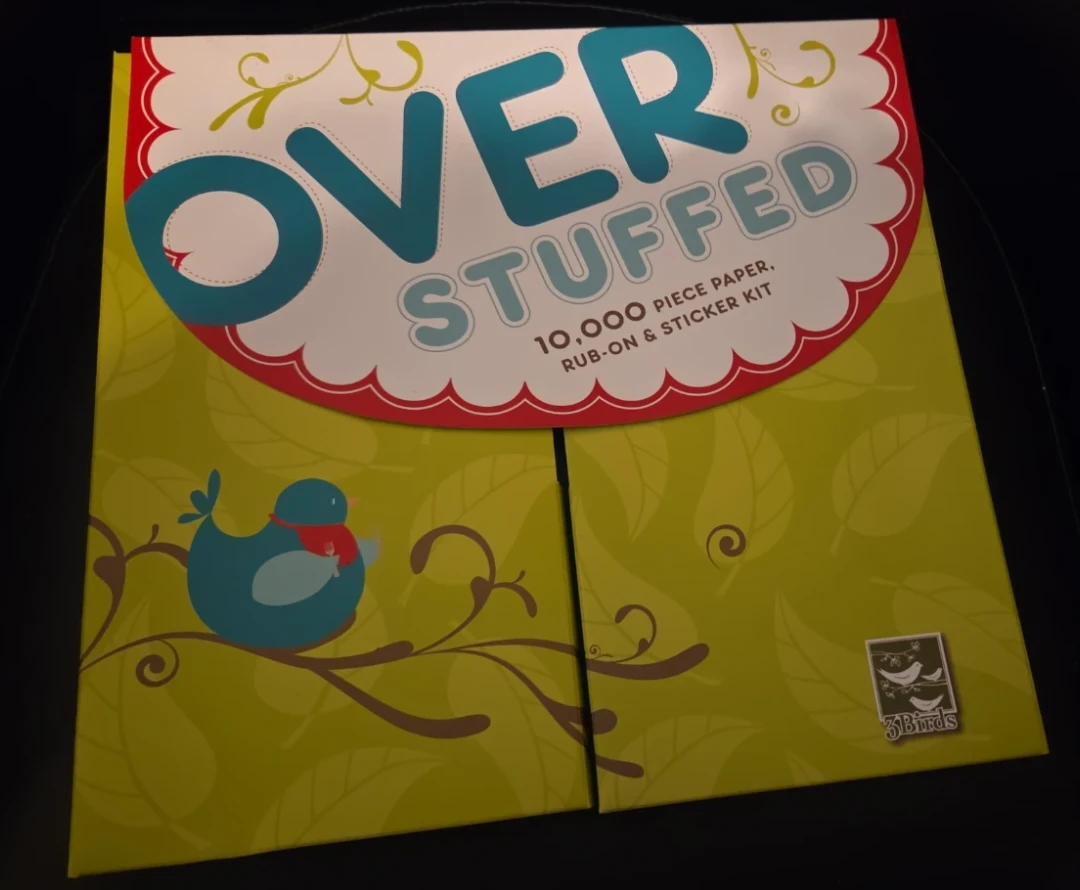 Over Stuffed 10,000 Piece Paper Rub-On & Sticker Kit