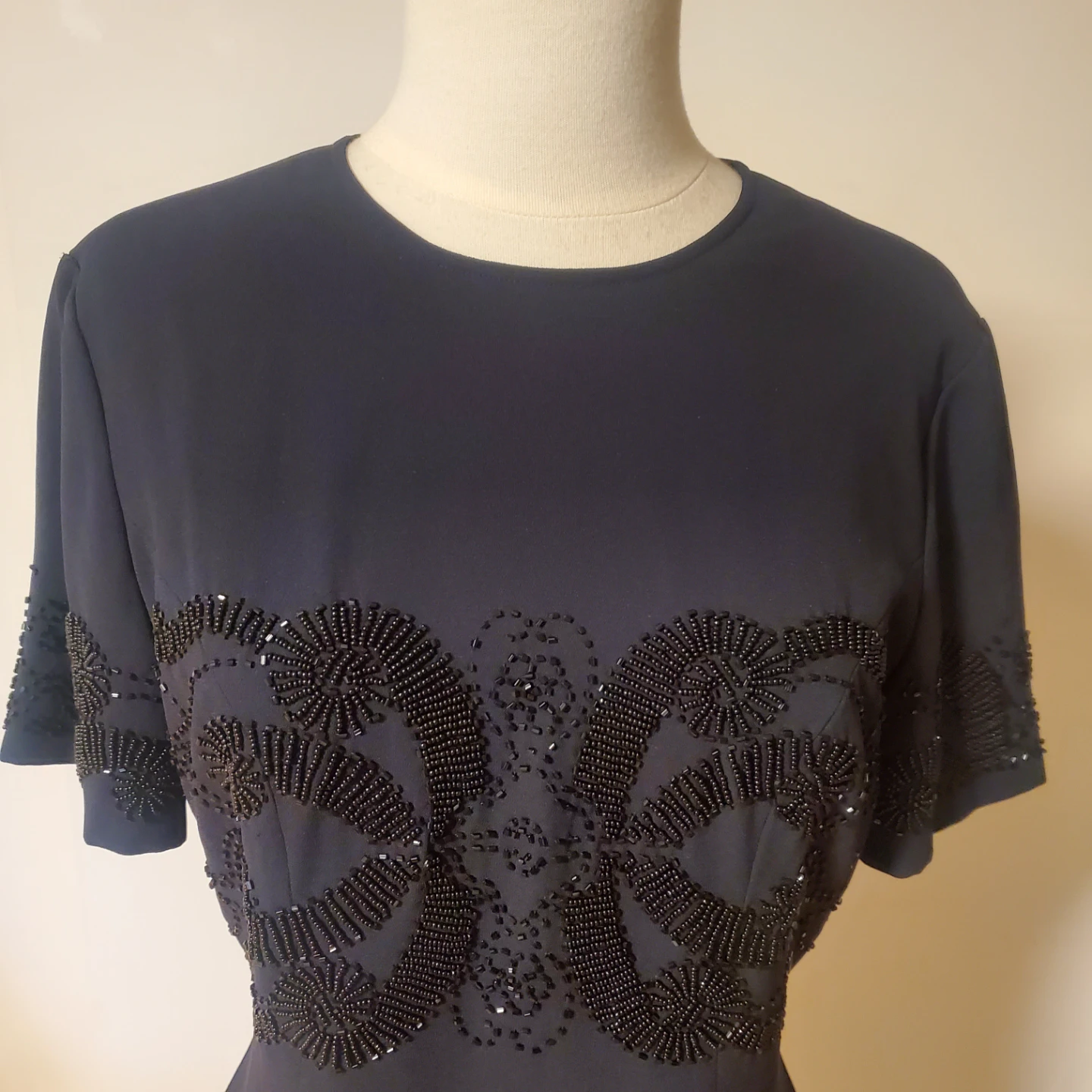 Black Beaded Dress