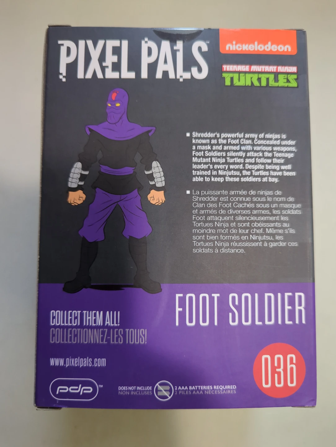 PDP Pixel Pals Teenage Mutant Ninja Turtles Foot Soldier - photo 3