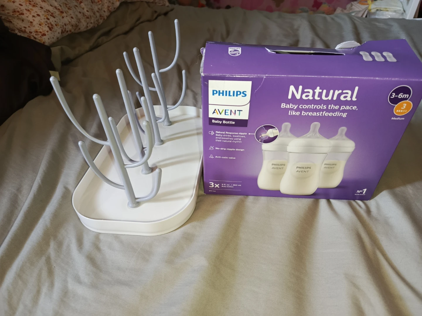 Philips Avent Natural Baby Bottles (3x 260ml)