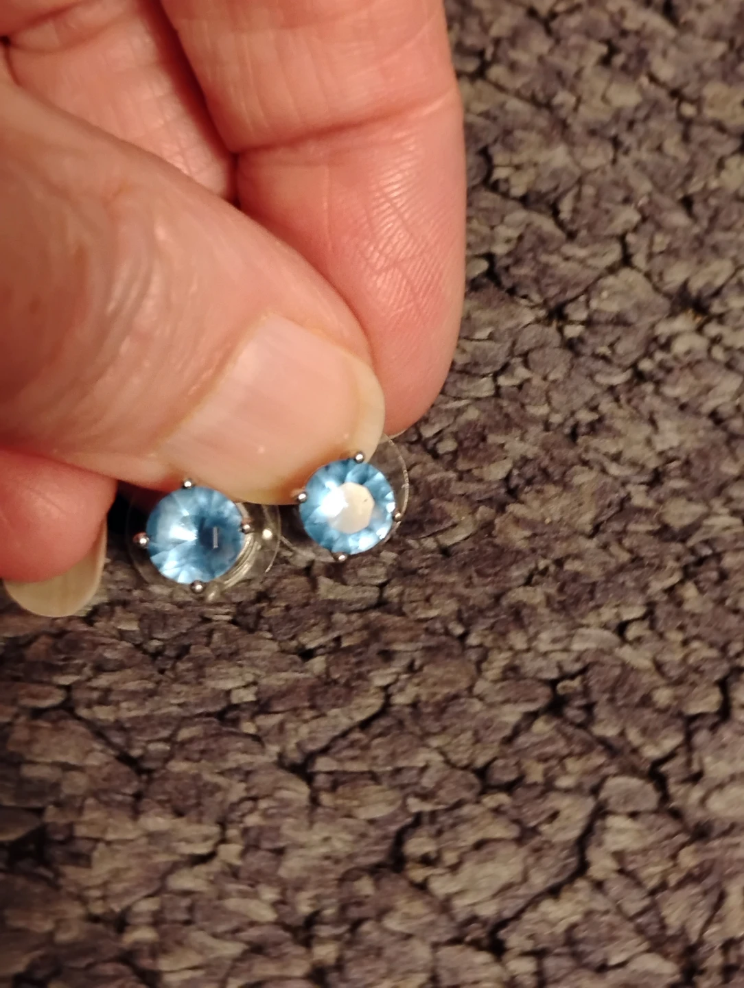 Blue Gemstone Earrings