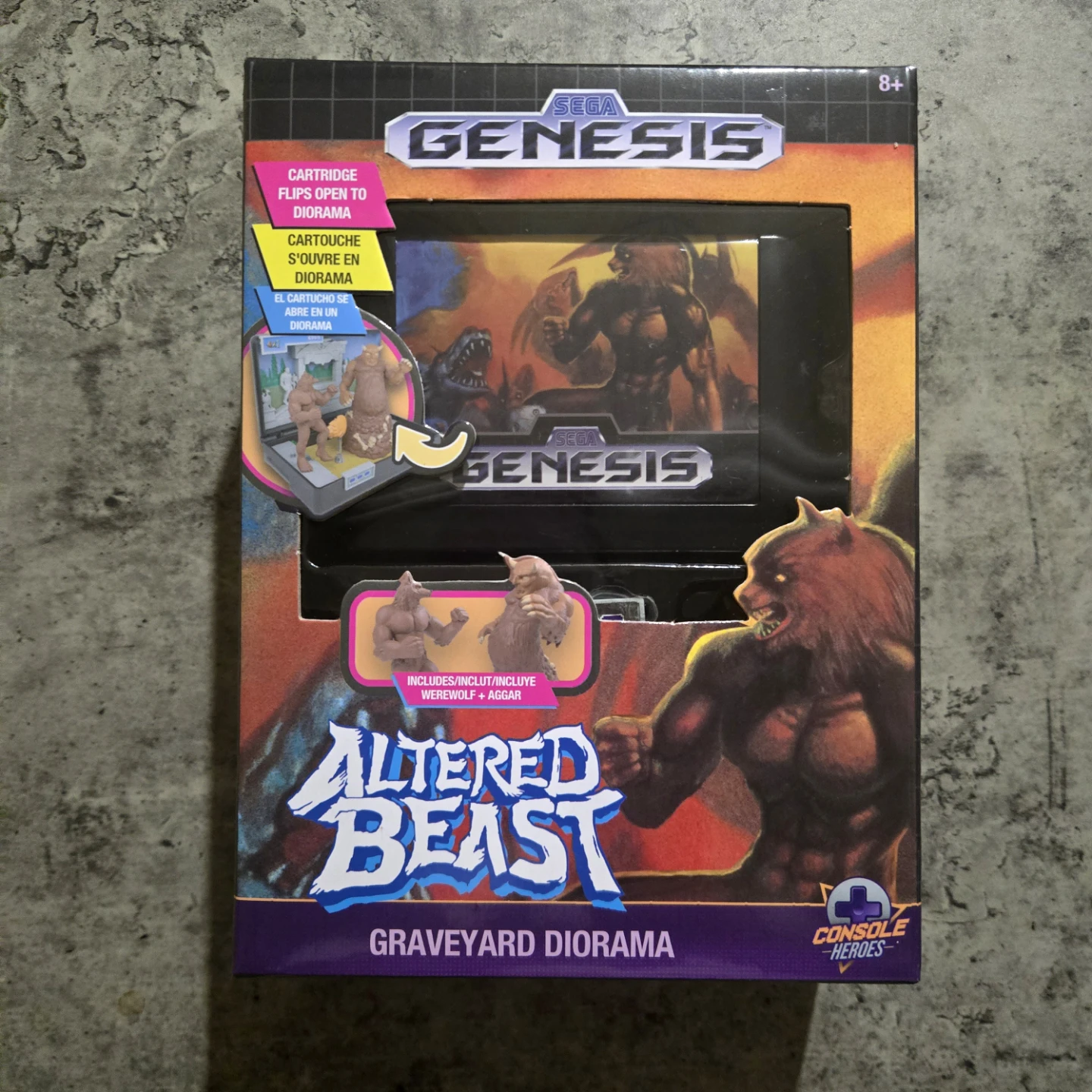 Sega Genesis Altered Beast Graveyard Diorama