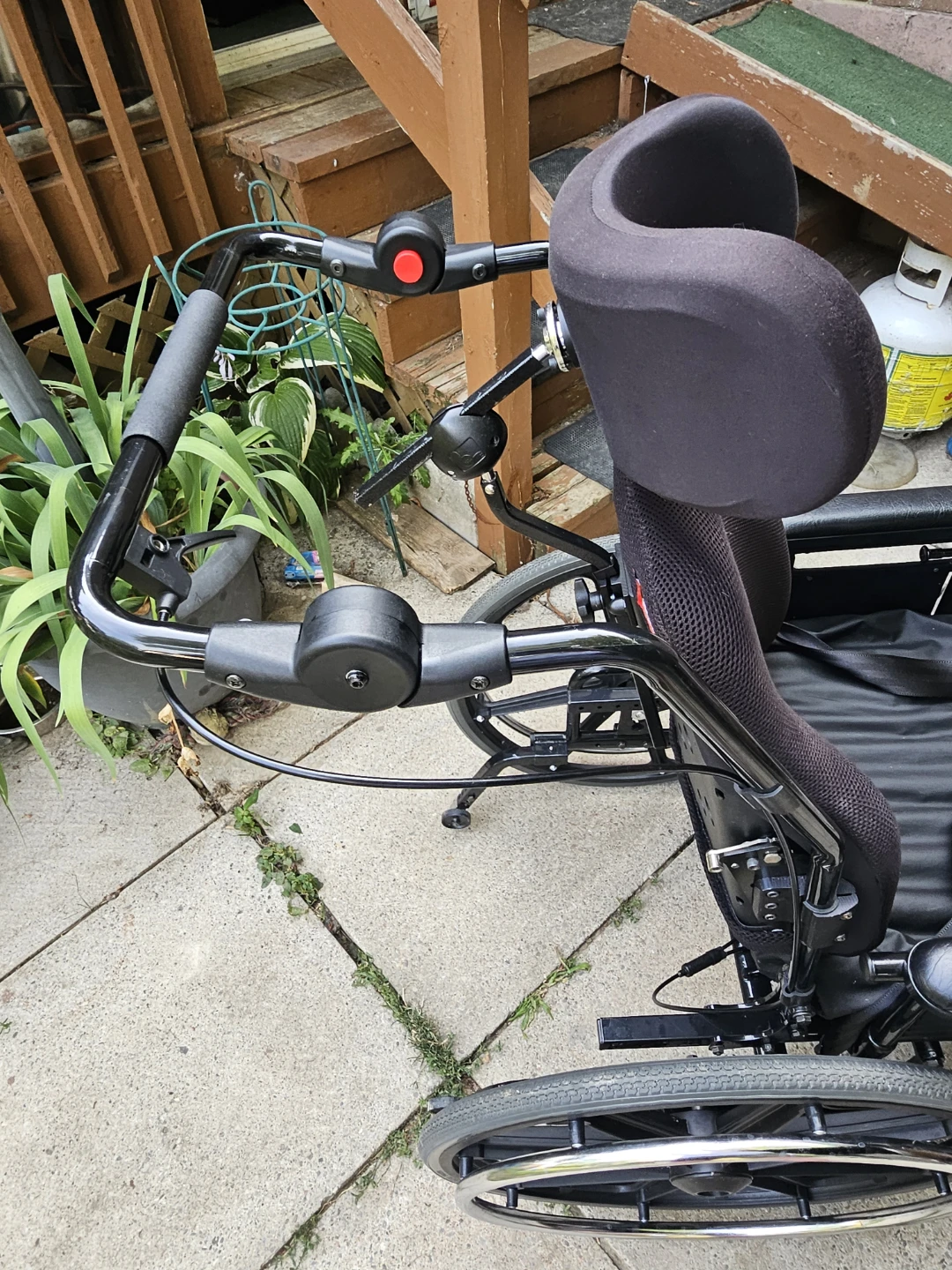 Maple leaf Wheelchair with Headrest - photo 4