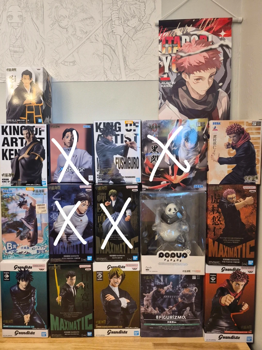 Jujutsu kaisen Figures
