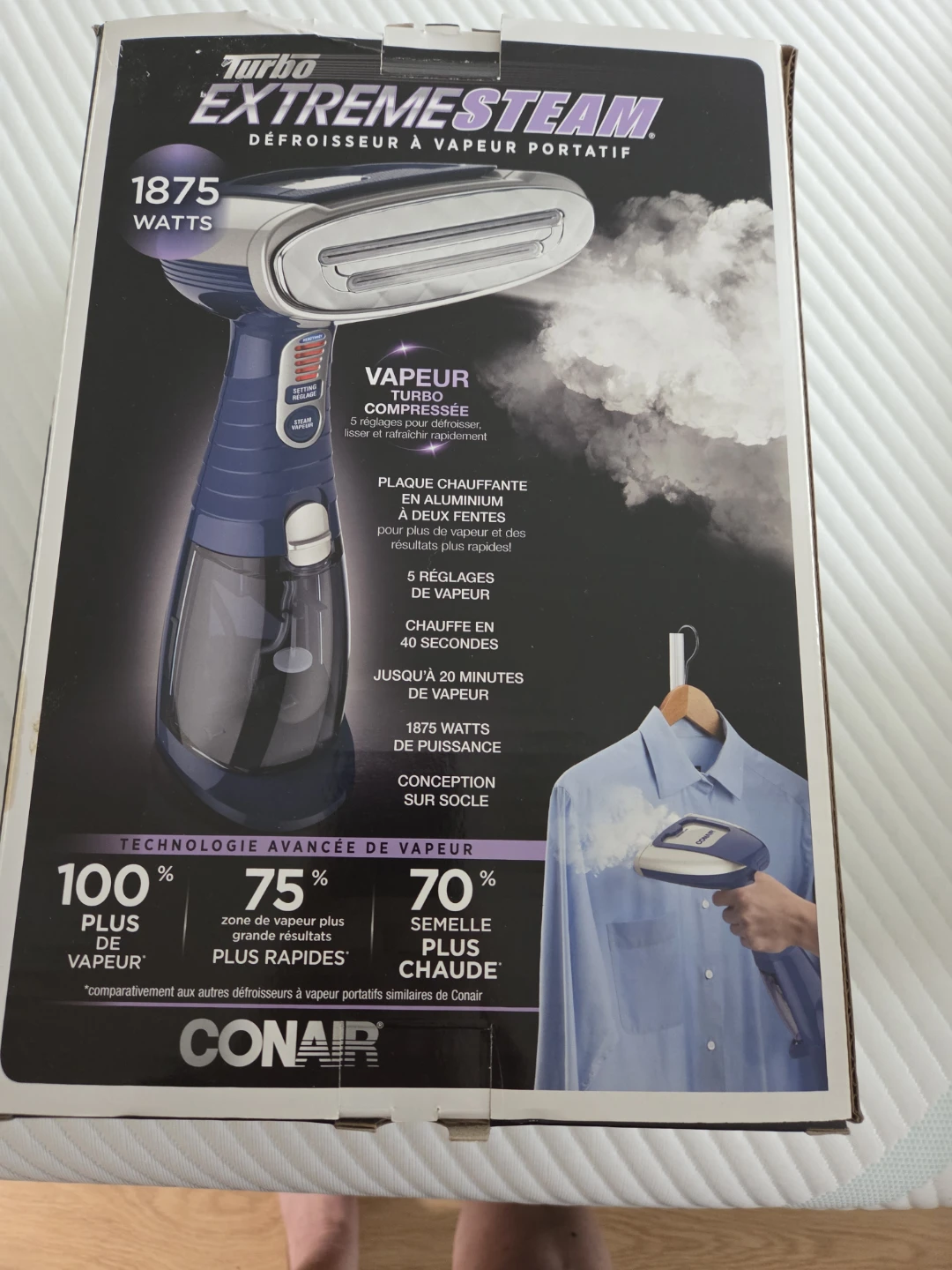 Conair Turbo ExtremeSteam Handheld Fabric Steamer - 1875 Watts