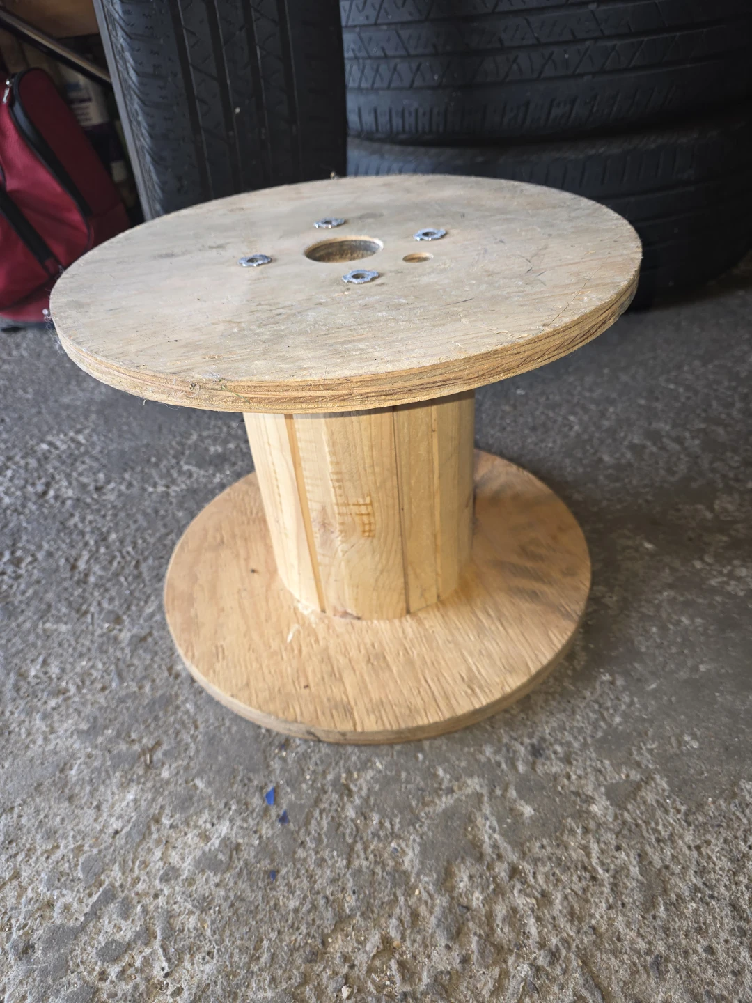 2 Wooden Cable Spools