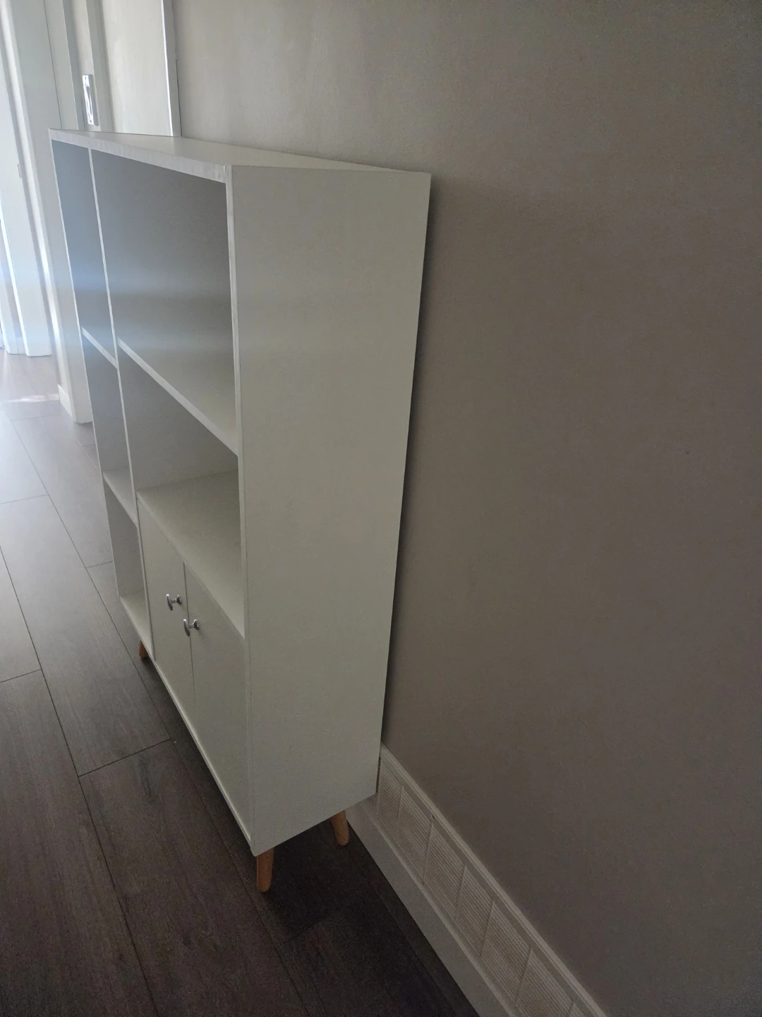 White Wayfair kids bookshelf