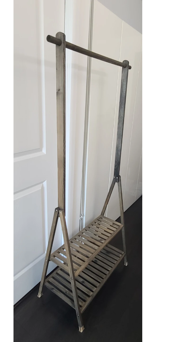 Wooden Plants Rack with Shelves - photo 2