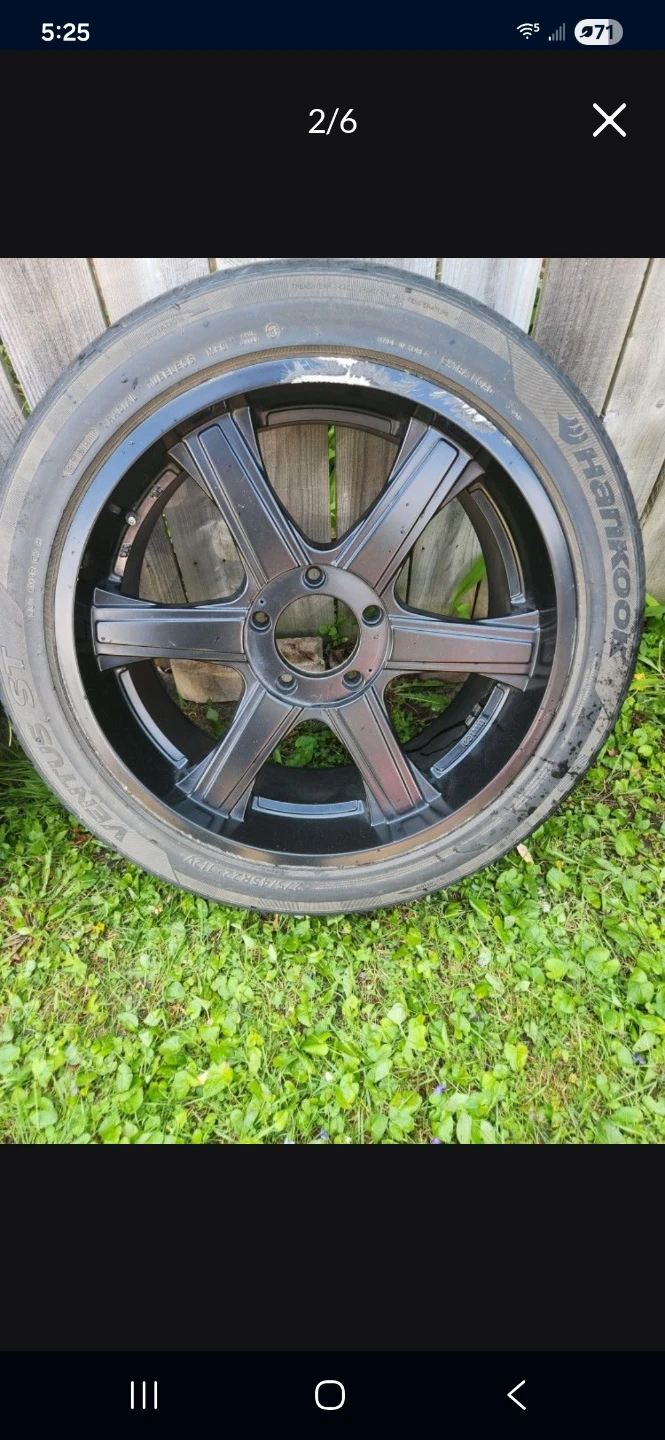 Enkei BHAWK 22x9.5 6x139.7 Black Flowform Wheels - photo 4