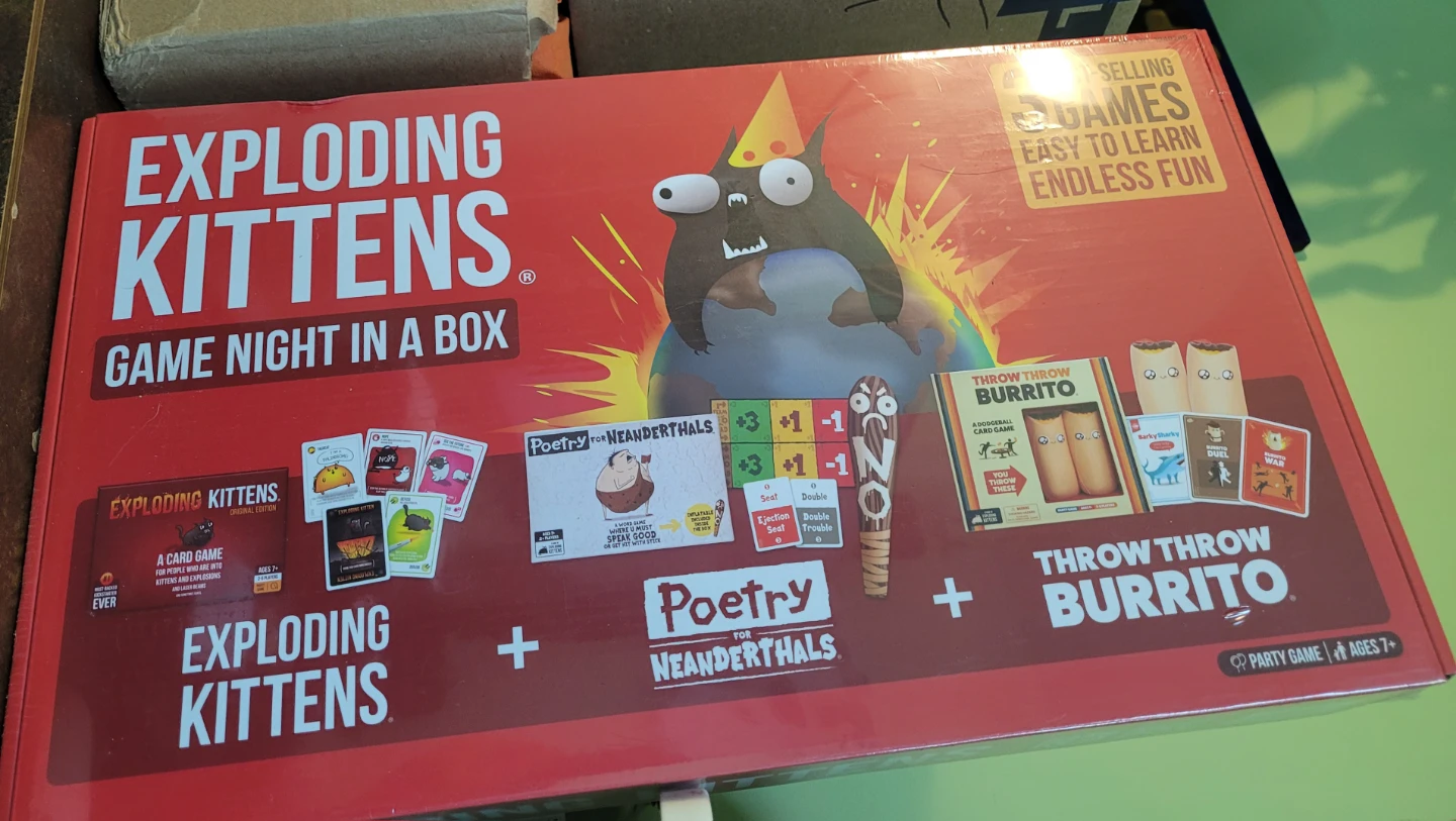 Exploding Kittens, Game Night in a Box