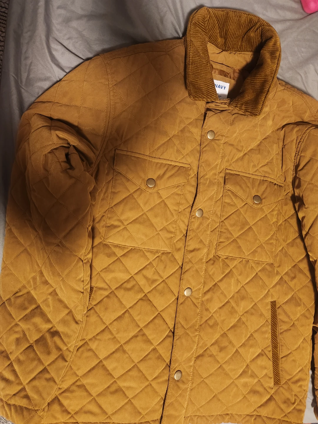 Old Navy Quilted Corduroy Collar Jacket