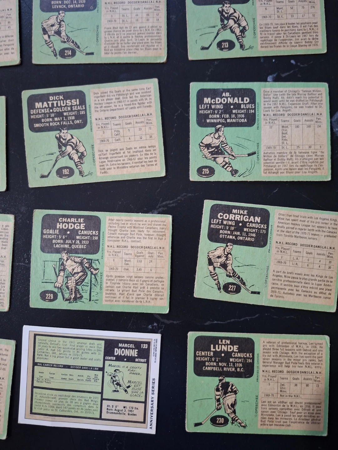 Vintage Hockey Cards from 1960's and 1970's - Various NHLers - photo 5