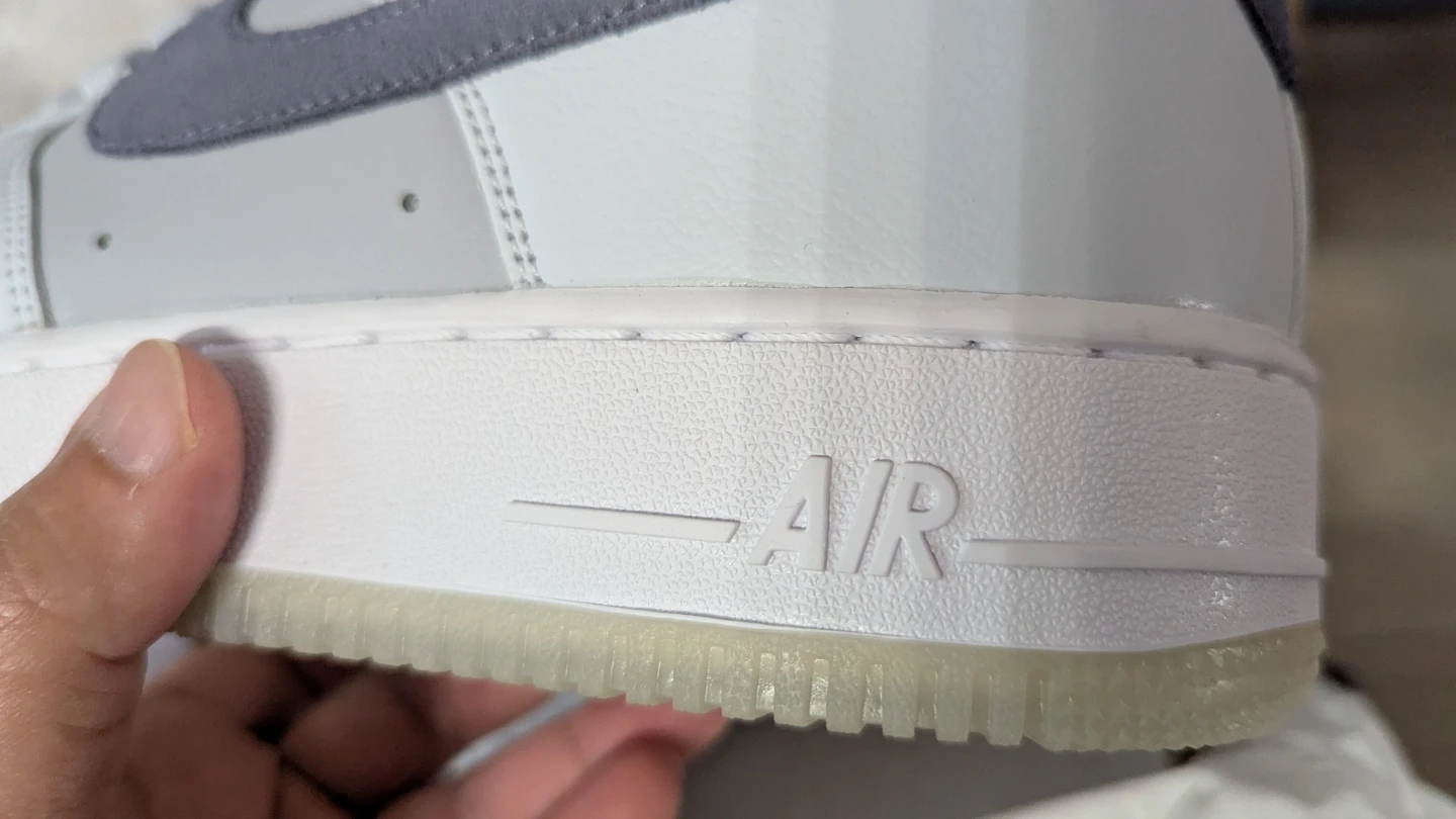 Nike Air Force 1 Low Grey White Sneakers Men's US 10 - photo 3