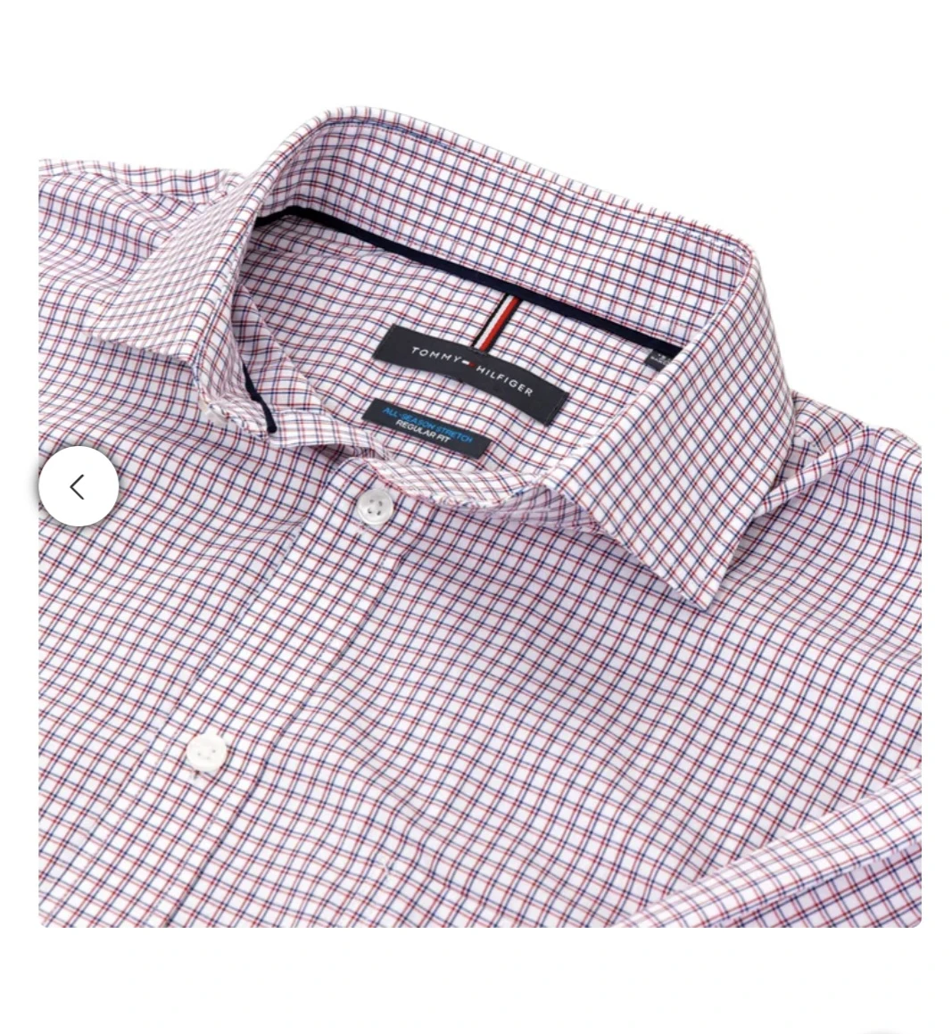 Tommy Hilfiger Men's 15 32/33 M/M Regular Fit Button-Down Shirt - photo 4