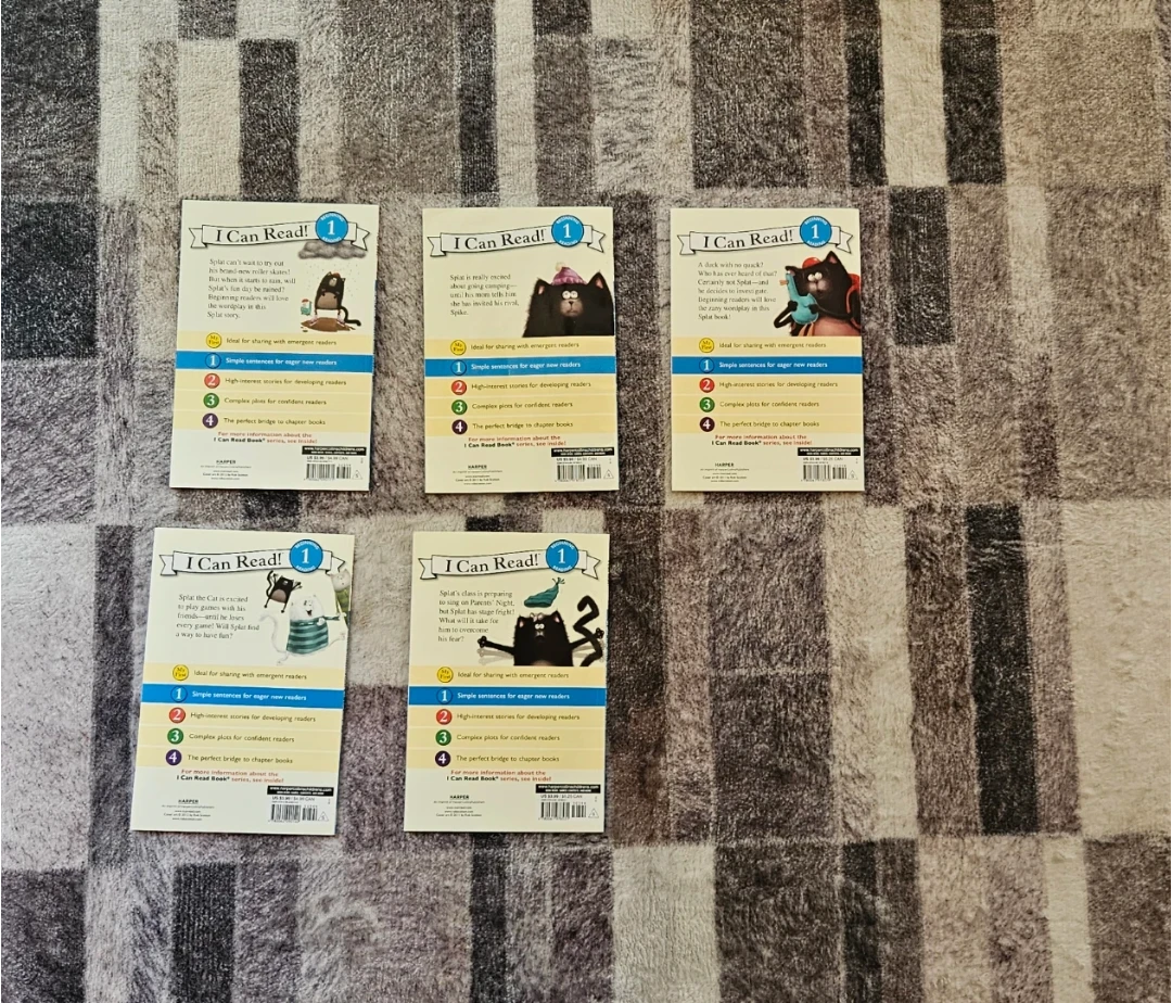Set of 5 Splat the Cat "I Can Read!" Books - photo 2
