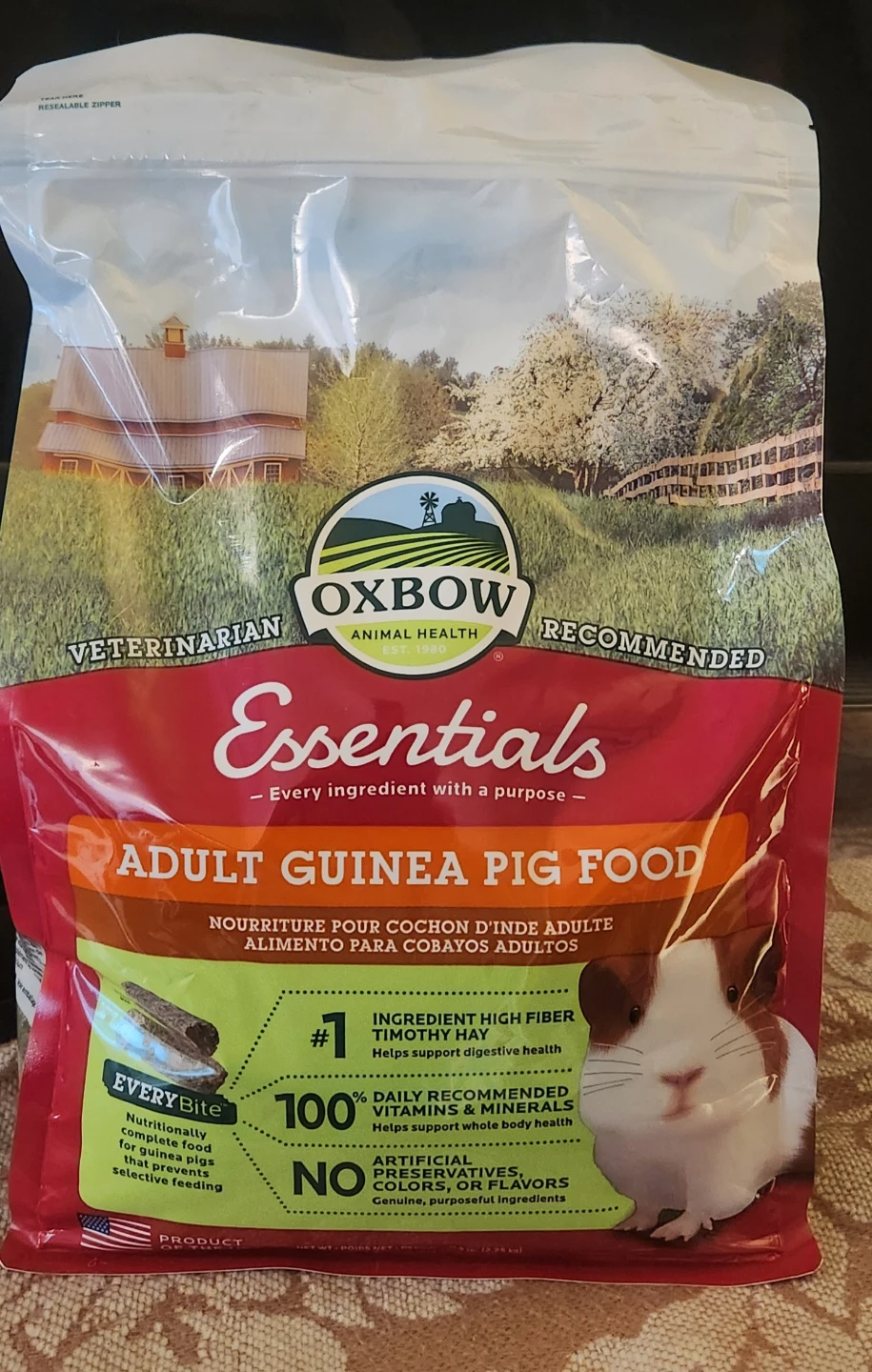 Oxbow Essentials Adult Guinea Pig Food