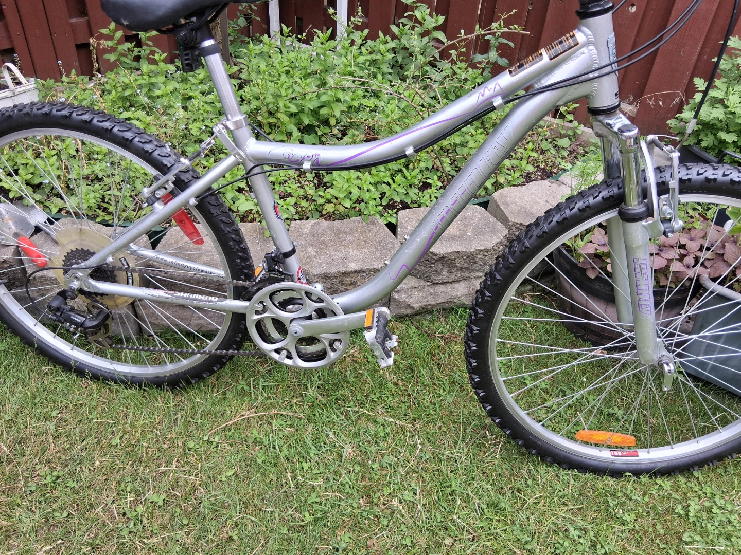 26 " Infinity Silver Mountain Bike tune up ready to ride - photo 5