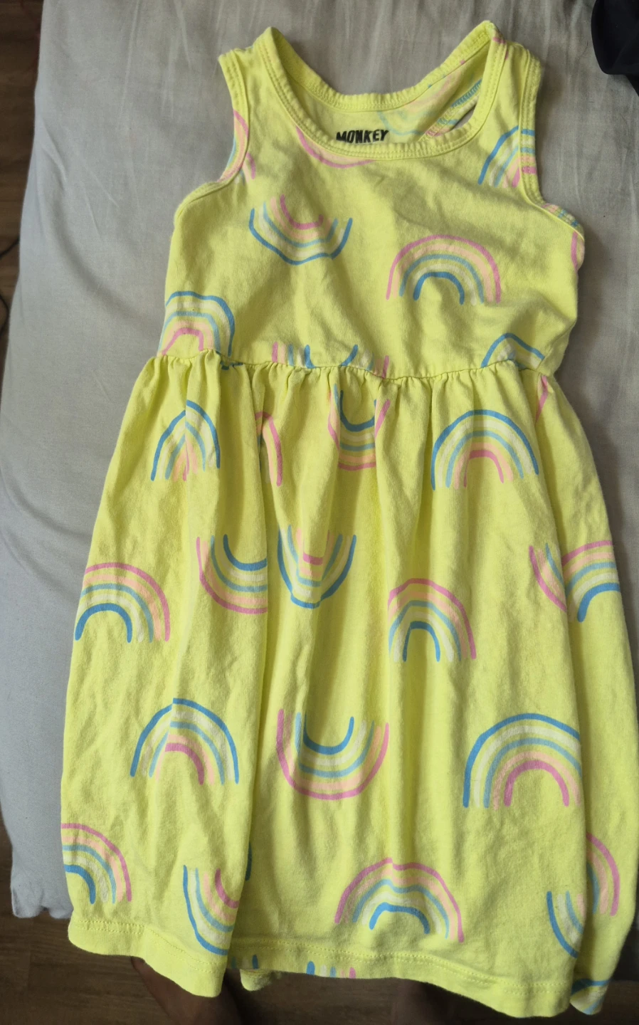 2-3T Green Rainbow Dress