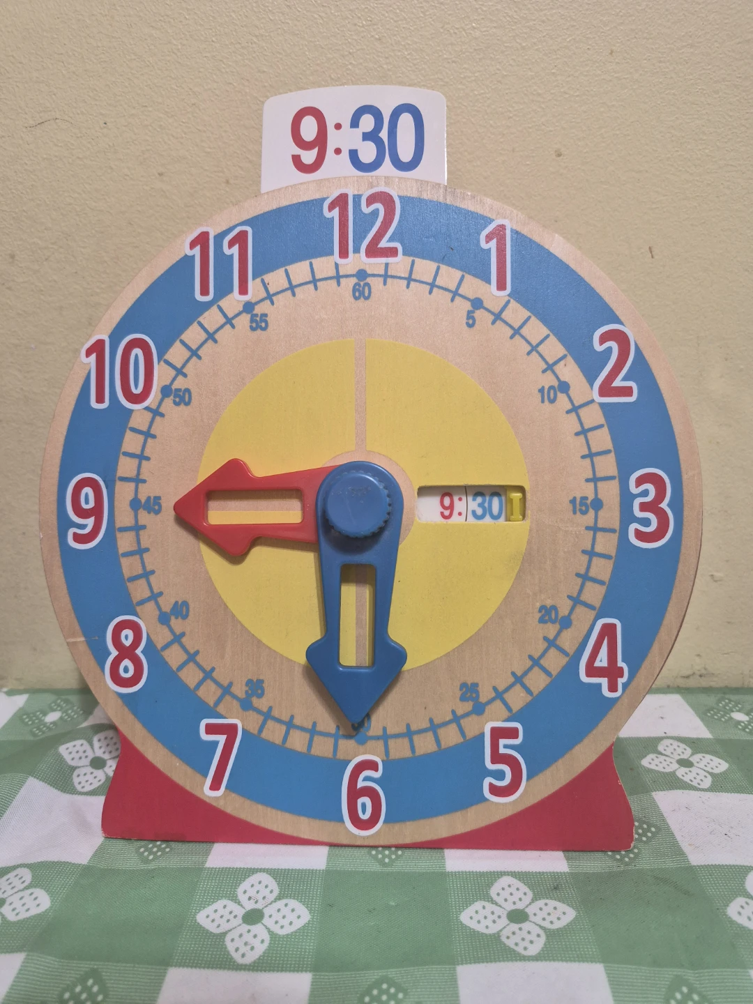 Wooden Learning Clock - Melissa & Doug