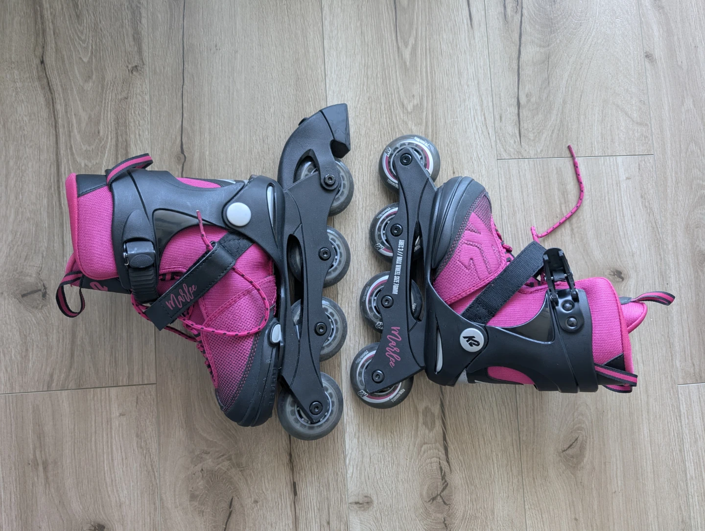 K2 Marlee Inline Skates Pink Black Adjustable - photo 3