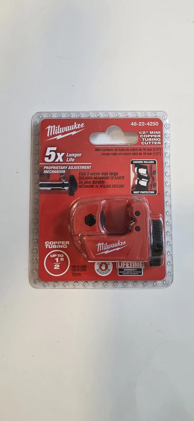 Milwaukee 48-22-4250 1/2" Mini Copper Tubing Cutter